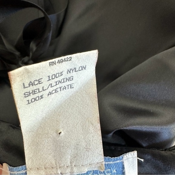 Vtg 80’s Gunne Sax Jessica M.Quintock Sequin Lace Satin party dress Whimsigoth - Picture 13 of 16